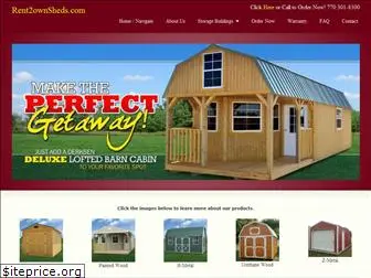 rent2ownsheds.com