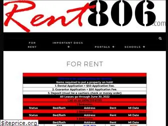 rent806.com