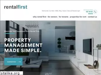 rentalfirst.com.au