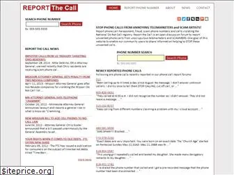 reportthecall.com