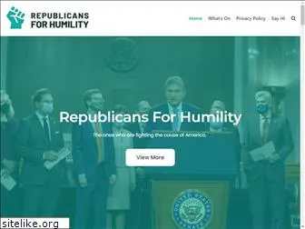 republicansforhumility.com