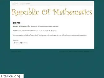 republicofmath.com