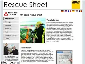 rescue-sheet.info