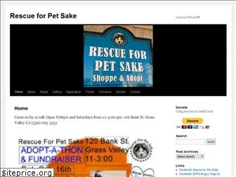 rescueforpetsake.org