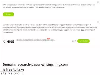 research-paper-writing.ning.com