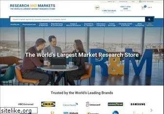 researchandmarkets.com