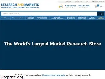 researchandmarkets.net