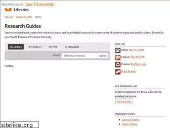 researchguides.library.syr.edu