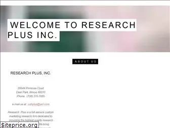 researchplusinc.com