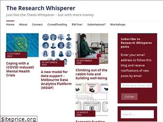 researchwhisperer.org