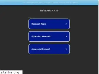 researchx.in