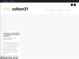 reseauculture21.fr