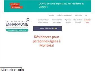 residencesenharmonie.qc.ca