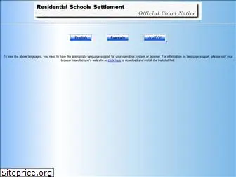 residentialschoolsettlement.ca