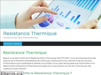 resistance-thermique.com