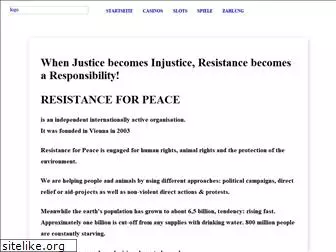 resistanceforpeace.org