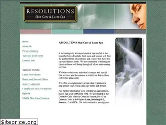resolutionsskincare.com