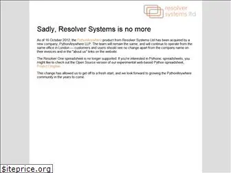 resolversystems.com