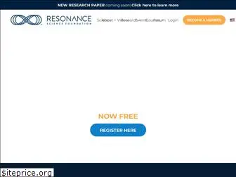 resonancescience.org