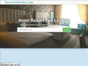 resortfeechecker.com