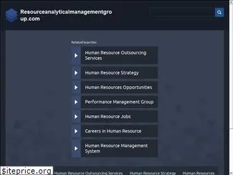 resourceanalyticalmanagementgroup.com