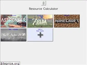 resourcecalculator.com