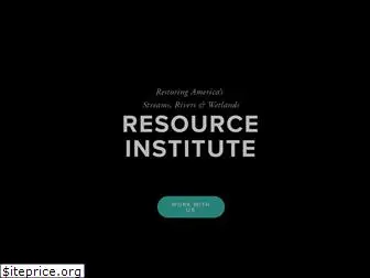 resourceinstituteinc.org