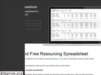 resourcingspreadsheet.com