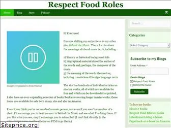 respectfoodroles.com