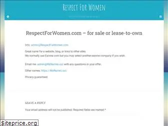respectforwomen.com