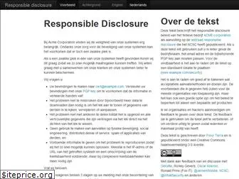responsibledisclosure.nl