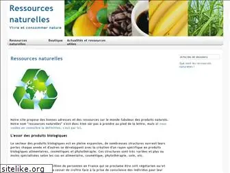 ressources-naturelles.fr