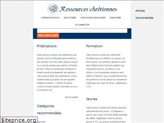 ressourceschretiennes.com