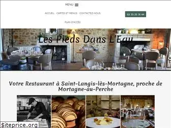 restaurant-lespiedsdansleau.fr