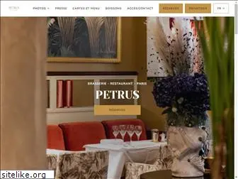 restaurant-petrus.fr