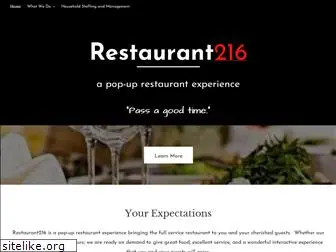 restaurant216.com