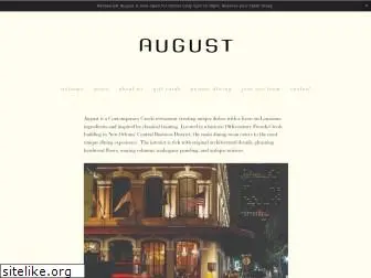 restaurantaugust.com