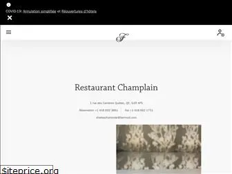 restaurantchamplain.com