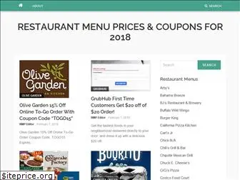 restaurantdiningmenus.com