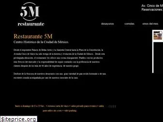 restaurante5m.com