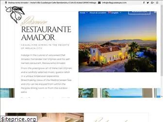 restauranteamador.com