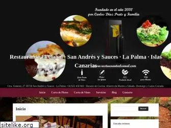 restauranteelcanal.com