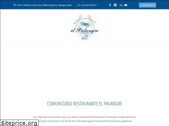 restauranteelpalangre.com
