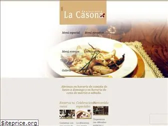 restaurantelacasona.com