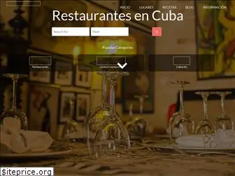 restaurantesencuba.com