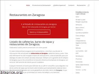 restaurantesenzaragoza.com