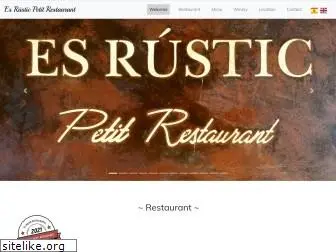 restaurantesrustic.com