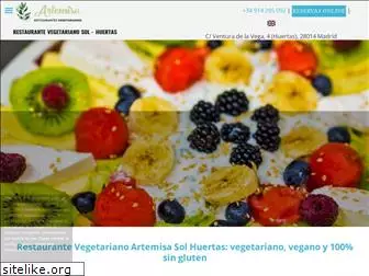 restaurantevegetarianosolhuertas.com