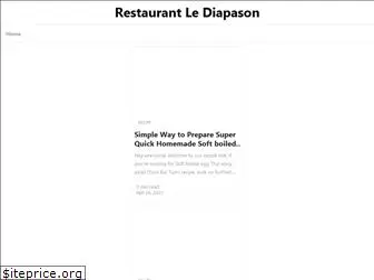restaurantlediapason.com
