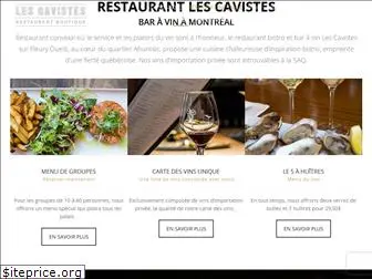 restaurantlescavistes.com